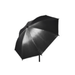 Black/Silver Umbrella 110cm - YR59 - Image 2