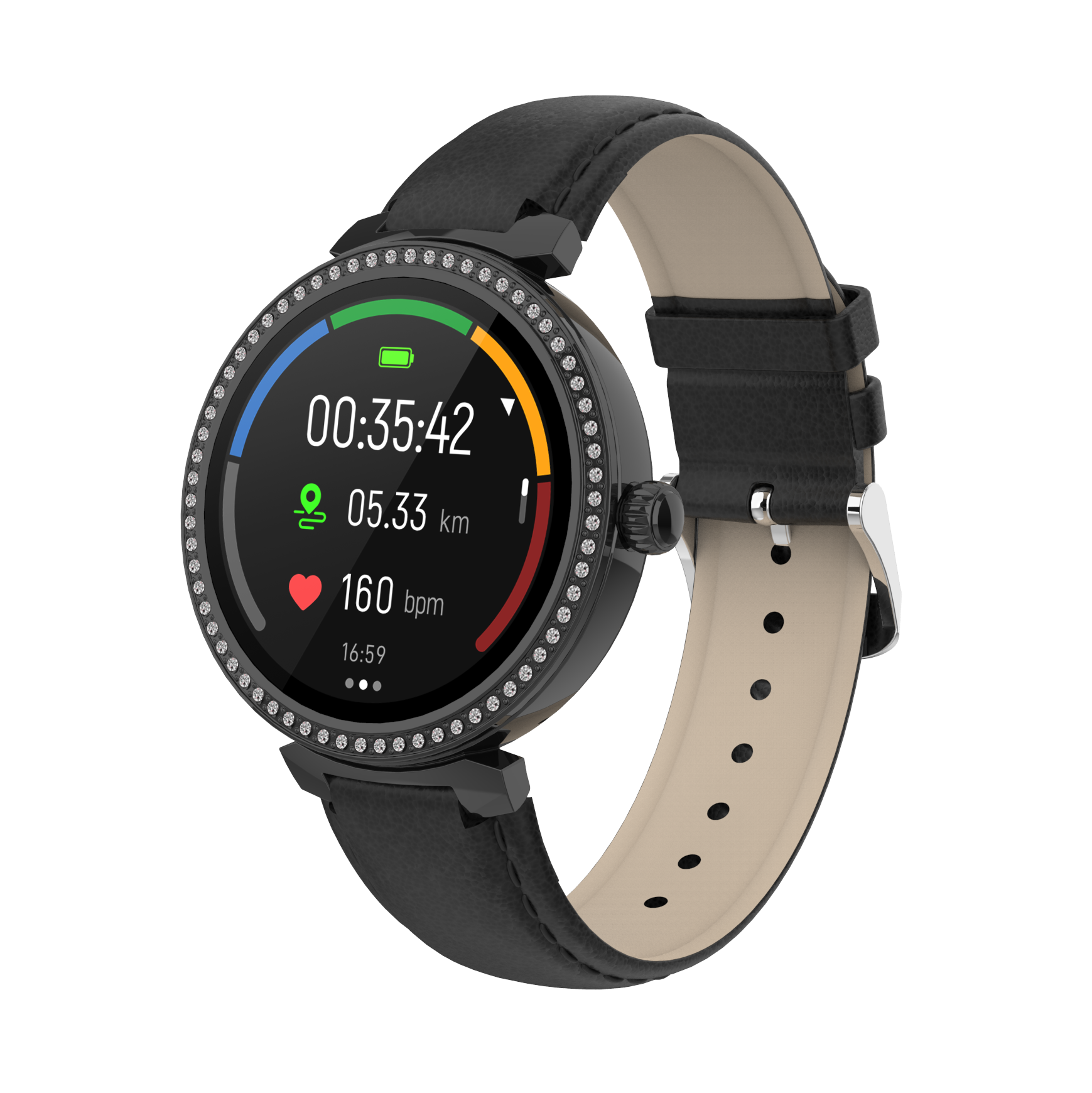 FilesImagesHighresolutionimagesDENVERSWC-342B(10) DENVER SWC-342B Smartwatch black - Image 1