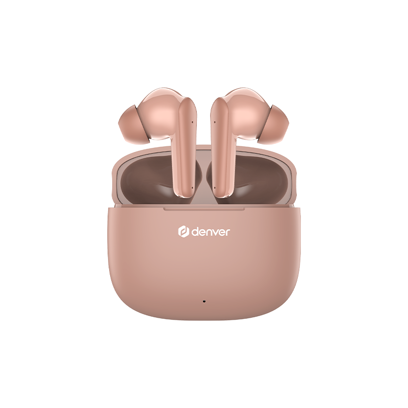 DENVER TWE-48DR (1) Denver TWE-48DR Bluetooth Earbuds rose - Image 1