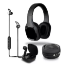 Denver BTC-413 Bluetooth Headphones Family Set 4-in-1 Black