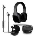 Denver BTC-413 Bluetooth Headphones Family Set 4-in-1 Black