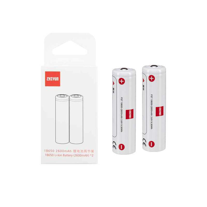Zhiyun-Tech 18650 Batteries 2 pack 1-800x800.jpg ZHIYUN Battery 2x18650 Li-ion - Image 1