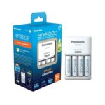 Panasonic charger (7h) with 4 eneloop AA batteries (K-KJ17MCD40E)