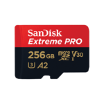 SanDisk SDXC 256GB Micro Extreme Pro 200MB/s A2 C10 V30 UHS-I US+Ad