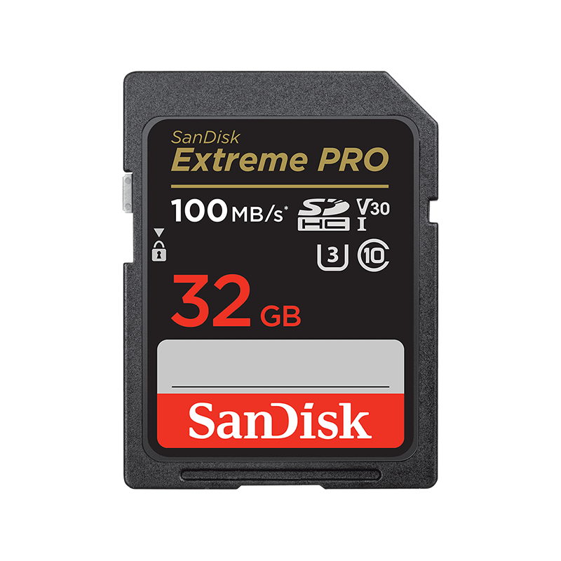 extreme-pro-uhs-i-sd-100mbs-32gb-front.png.thumb.1280.1280 SanDisk SDHC 32GB Extreme Pro 100MB/s V30 UHS-I U3 - Image 1