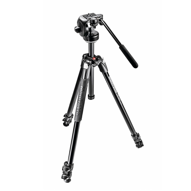 mk290xta3-2w.jpg Manfrotto Tripod SET MK290XTA3-2W XTRA KIT 2 WAY HEAD - Image 1