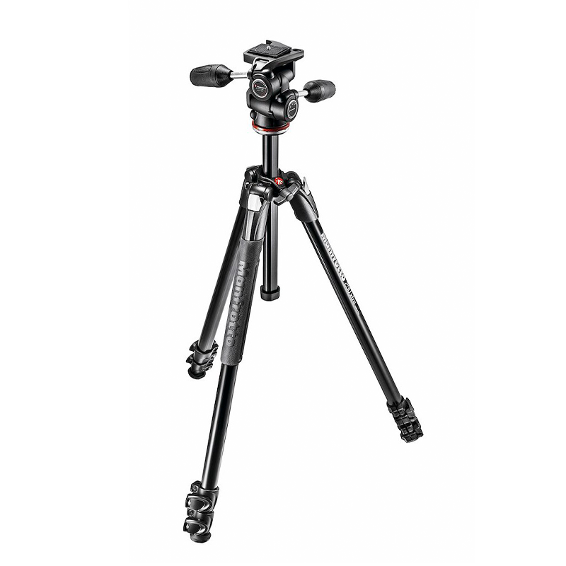 mk290xta3-3w.jpg Manfrotto Tripod SET MK290XTA3-3W XTRA KIT 3 WAY HEAD - Image 1