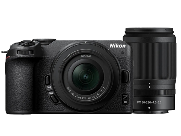 Nikon Z 30 + 16-50mm f/3.5-6.3 VR + 50-250mm f/4.5-6.3 VR DX