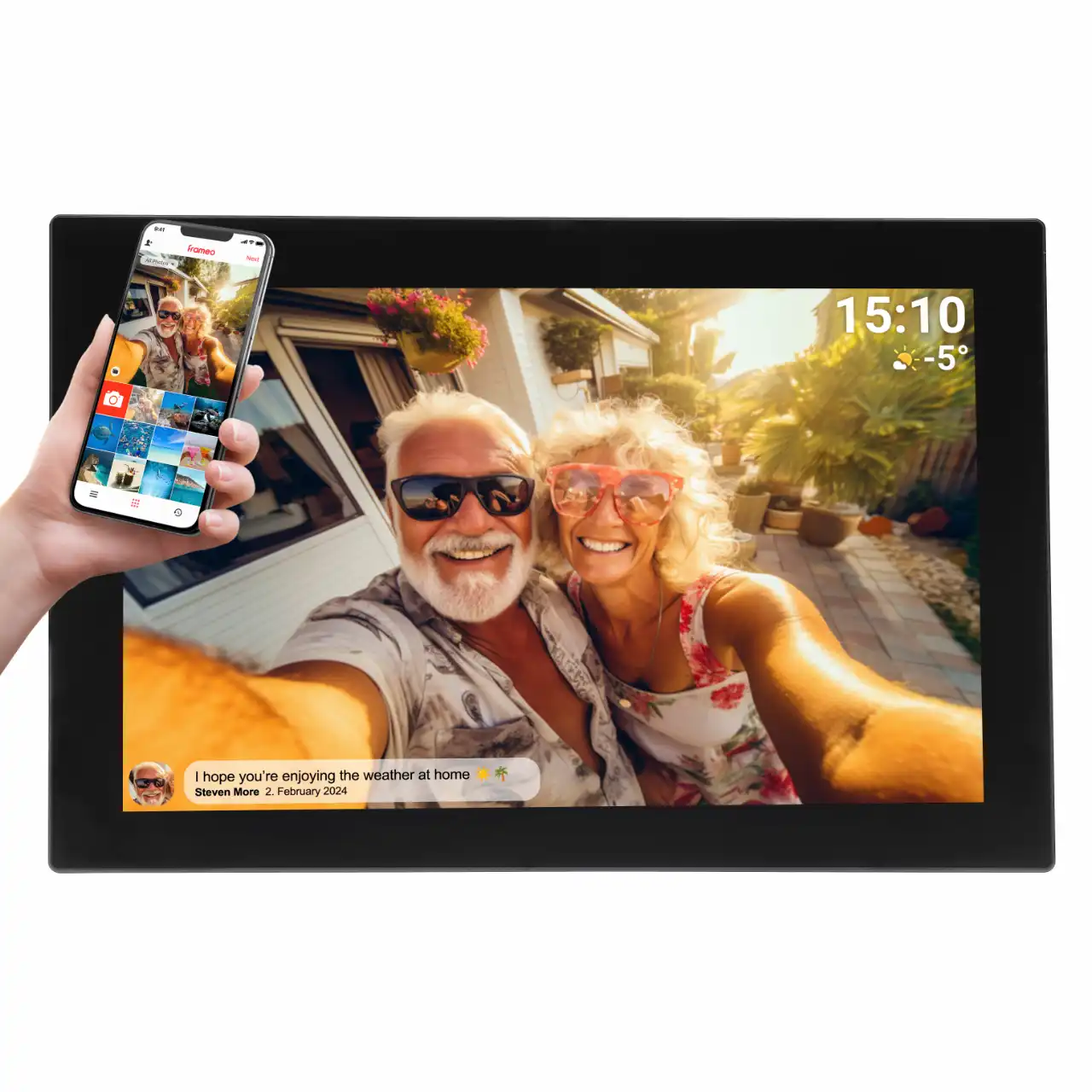 pff-1037b 5 copy Denver PFF-1026B Photo frame BLACK - Image 1