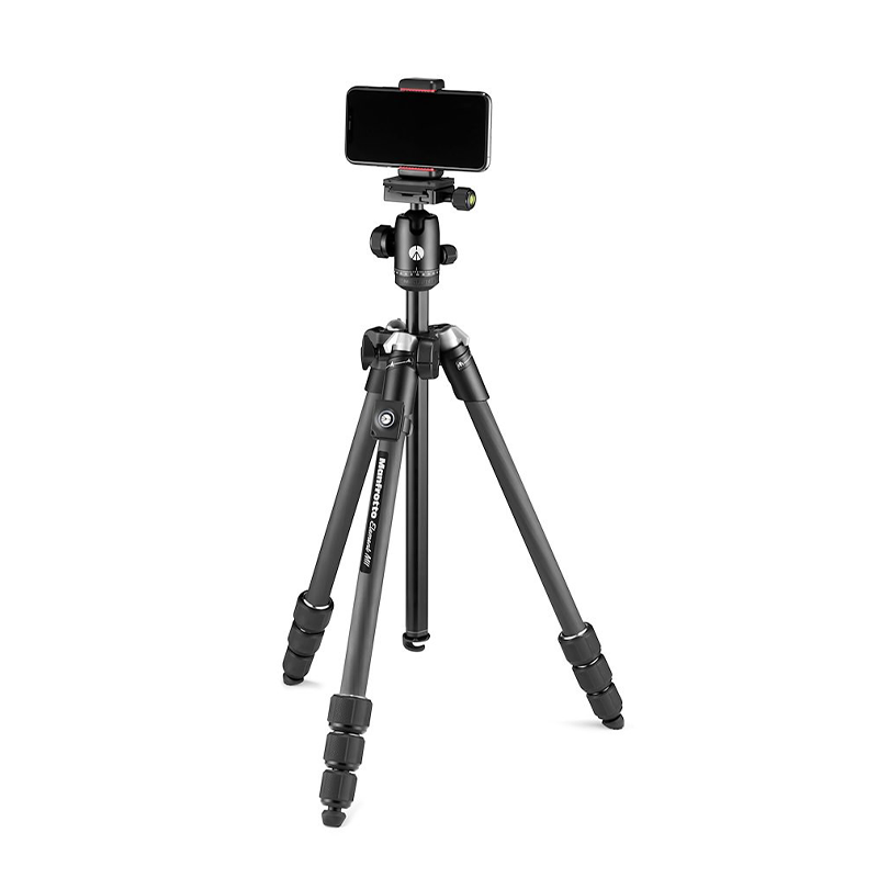 photo-tripod-manfrotto-element-mii-carbon-fiber-mkelmii4cmb-bh.jpg Manfrotto Tripod MKELMII4CMB-BH Element MII AL MobBT CF BK 4S BH - Image 1