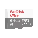 SanDisk Micro SD Card 64GB Ultra 100MB/s Class 10 UHS-I