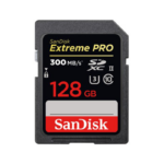 SanDisk SD Card 128GB Extreme Pro UHS-II, V90, 300MB/s, 8K