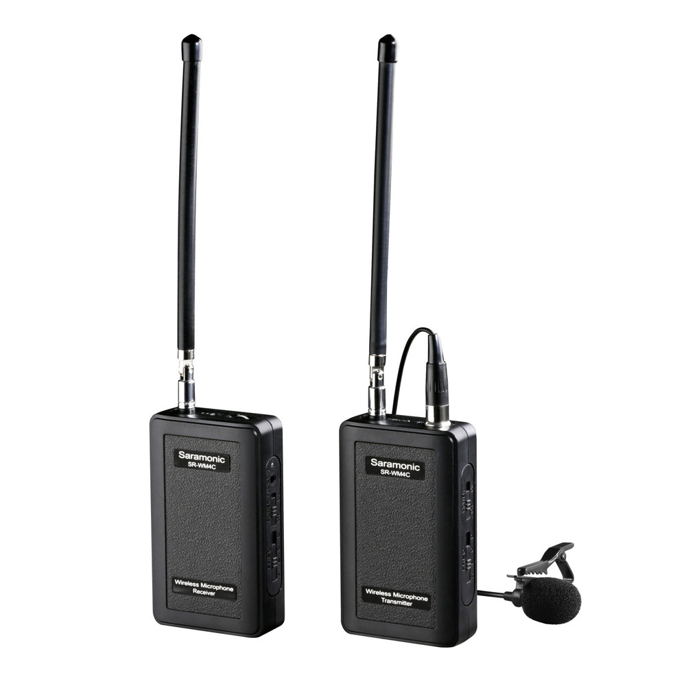tuwudns700qfh68asko1__68253 SARAMONIC SR-WM4C VHF Wireless Lavalier Microphone System - Image 1