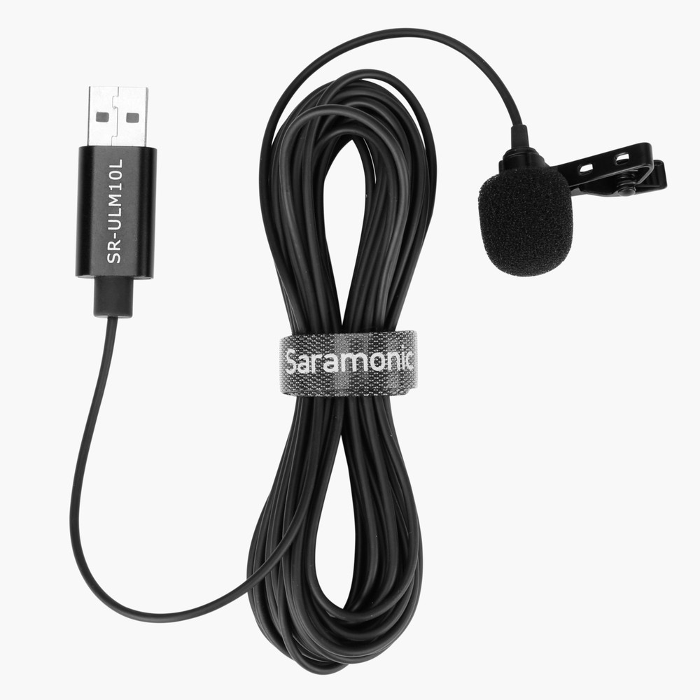 zmgi24htxvid4xvxf7wq__07897 SARAMONIC SR-ULM10L (6m) USB Lavalier Microphone for Computers - Image 1